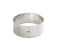 Decora Ø 16 X H 6 CM 0063747 Cerchio Inox, 16 x 6 cm in Acciaio Inossidabile, Argento