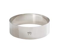 Decora 22 X H 6 CM 0063750 Cerchio Inox, Ø 22 x 6 cm in Acciaio Inossidabile, Argento