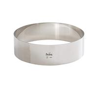 Decora Ø 24 X H 6 CM 0063751 Cerchio Inox, 24 x 6 cm in Acciaio Inossidabile, Argento