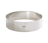 Decora Ø 26 X H 6 CM 0063752 Cerchio Inox, 26 x 6 cm in Acciaio Inossidabile, Argento