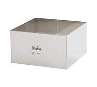 Decora 0063770 Quadrato Inox 26 X 26 X H 6 Cm