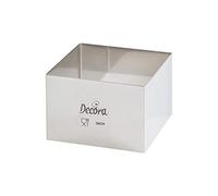 Decora 0063797 Quadrato Inox 5 X 5 X H 4,5 Cm