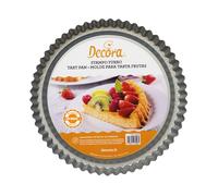 Stampo furbo tondo antiaderente bordo ondulato Ø28 x h 3 cm