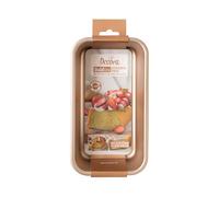 Decora, 0070101 Stampo Gold Line Plumcake 23,1 X 12,9 X 7 cm, Ideale per Preparare dei Gustosi Plumcake, In Robusto Metallo Antiaderente