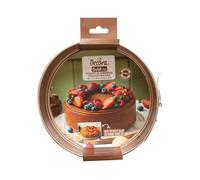 Stampo rotondo a cerniera in metallo antiaderente linea gold line Ø21,5 x h 10 cm