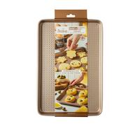 Decora Teglia forata Cookies 40x30 Gold Line 0070116 – Metallo antiaderente per biscotti e lievitati