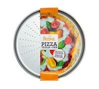 Teglia rotonda forata per pizza e focacce in metallo antiaderente Ø28 cm