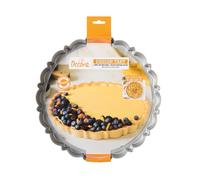 Stampo tondo per crostata Design fondo mobile antiaderente Ø30 x h 3 cm