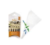 Decora 0125005 Set Sacchetti e 10 Cornetti per Scrivere, Arancio