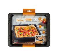Decora, 0125736 Stampo Antiaderente, Dim. 28,5 X 23 X 4 H cm, Linea Bake&Cook, ideale per preparazioni dolci e salate, resistente fino a 250°C