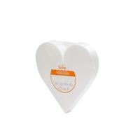 Base cuore in polistirolo bianco h5 25 cm