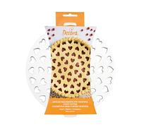 Griglia Tagliapasta a cuori per crostata in plastica tonda Ø30cm