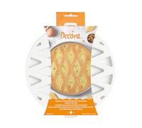 Decora 0215802 Griglia Tagliapasta per Pastiera, dal Design brevettato, Realizzata in Plastica, Ideale per Creare il Decoro della Pastiera, Diametro Ø 30 cm, Made in Italy