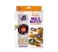 Set 4 Cutters Tagliapasta in plastica occhio di bue Halloween