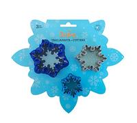 Decora 0255046 Set 3 Tagliapasta Frozen Star In Plastica, Il Kit Ideale per Creare Decorazioni in Pasta di Zucchero o di Gomma, Made in Italy, Design originale. Confezione da 3 pezzi.