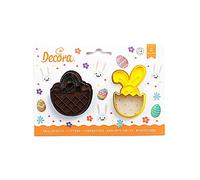 Set 2 Cutters Tagliapasta in plastica Cestino e Coniglio Bunny