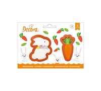 Set 2 Cutters Tagliapasta in plastica Coniglio e Carota