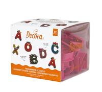 Set 27 Cutters Tagliapasta in plastica Lettere stampatello h 5 cm
