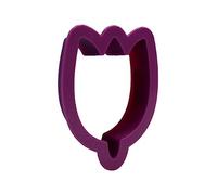 Decora 0255134 Tagliapasta Tulipano, In Plastica, Perfetto per Creare Decorazioni in Pasta di Zucchero o di Gomma, Made in Italy, Design originale. Confezione da 1 pezzo.