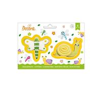 Set 2 Cutters Tagliapasta in plastica libellula e lumaca