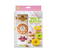 Set 4 Cutters Tagliapasta in plastica occhio di bue Pasqua