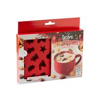 Decora, 0255235, Placca Tagliapasta Mini Milk CupCookies, ideale per realizzare 22 mini biscotti natalizi, da affondare nel latte per rendere unica la colazione di Natale.