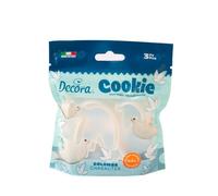 Set 3 Cutters Tagliapasta in plastica forma Colomba pasquale