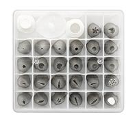 Cofanetto set professionale decorazione 29 pezzi in acciaio inox Decora
