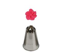 Beccuccio cornetto fiore grande 855/1B in acciaio inox Ø3 x 4,5 cm