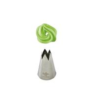 DECORA, 0263483 Cornetto Blisterato Zeppola di San Giuseppe, Cornetto in Acciaio senza Saldature, Da Utilizzare senza Adattore, Confezionato Singolarmente in Blister