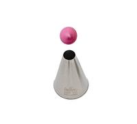 Beccuccio cornetto tondo grande 10 in acciaio inox Ø3 x 4,8 cm