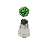 Beccuccio cornetto stella francese 17 Decora in acciaio inox Ø3,5 x 5 cm