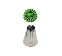 Beccuccio cornetto stella francese 18 Decora in acciaio inox Ø3,5 x 5 cm