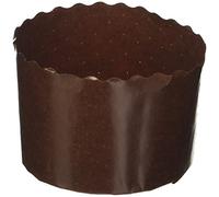 Decora 0320164 Confezione Forme Canasta/Panettone 100g, Carta di cellulosa, Marrone, 100 g, 20 unità