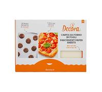 25 Fogli di Carta da forno rettangolari pretagliati da 30x40 cm