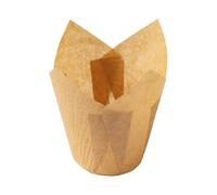 Decora 0336561 Confezione da 24 Pirottini Tulip Avana Ø 50 X 100 h mm