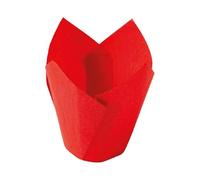Decora 0336562 Confezione da 24 Pirottini Tulip Rosso Ø 50 X 100 h mm