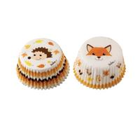 Decora 0339571 Cf 36 Pirottini Amici Del Bosco, per Cuocere, Presentare e Regalare Muffin, Resistono fino a 220°, In comodo Blister, Dimensione ø 50 x 32 mm, Made in Italy