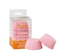 75 Pirottini in carta forno rosa per muffin Ø5 x h3,2 cm Decora