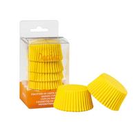 75 Pirottini gialli in carta da forno per muffin Ø5 x h3,2 cm Decora