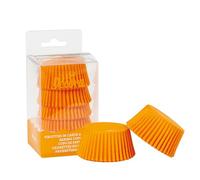 75 Pirottini in carta forno arancio per muffin Ø5 x h3,2 cm Decora