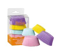 75 Pirottini in carta colori pastello per cottura muffin Ø5 x h 3,2 cm