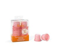 35 Pirottini bon bon increspati rosa in carta Ø3 x h 3,5 cm Decora