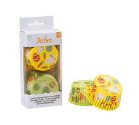 Decora, 0339838 Pirottini Pasqua, da 50 X 32 mm, per Cuocere, Presentare e Regalare Muffin e Dolcetti, In Carta da Forno, Resistono fino a 180°C, In comodo Blister, Made in Italy, 36 pezzi.