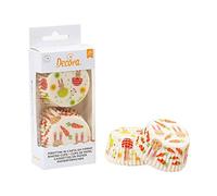 Decora, 0339839 Pirottini Coniglio Pasquale, da 50 X 32 mm, per Cuocere, Presentare e Regalare Muffin e Dolcetti, In Carta da Forno, Resistono fino a 180°C, In comodo Blister, Made in Italy, 36 pezzi.