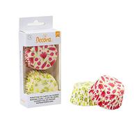 36 Pirottini in carta fiori acquarello per cottura muffin Ø5 x h 3,2 cm