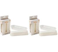 DECORA 0339893 CONFEZIONE 60 PIROTTINI ECLAIR 135X33X28 H MM BIANCO (Confezione da 2)