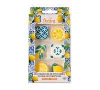 Decora 0500461 Confezione 6 Decorazioni In Zucchero Amalfi