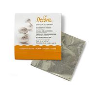 150 Fogli di alluminio per cioccolatini 10 x 10 cm argento Decora