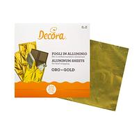 Decora 0796222 Cf 150 Fogli Oro 200 G 20 X 20 Cm